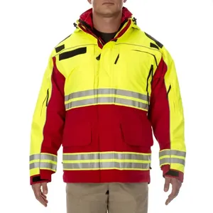 S-5XL Custom LOGO Multi Pocket High Visibility <b>Reflective</b> Strip Security Jacket Engineer Work Hi Vis Safety <b>Vest</b> With LOGO - Product Image 4