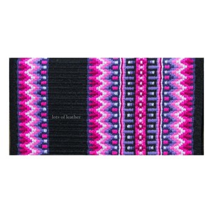 OEM OEM équitation cow-boy RANCH, selle en laine occidentale de nouvelle-zélande, PATCH en cuir, couleur noir violet, tailles personnalisées - Product Image 2