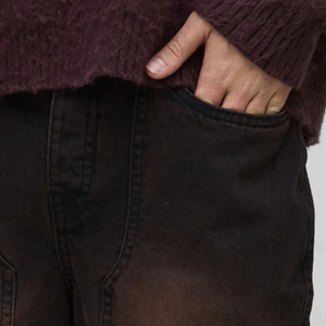 <b>Men</b> <b>Jeans</b> Casual Streetwear Baggy Pants High Quality <b>Men's</b> Oversized <b>Jeans</b> Loose Denim Pants / Wholesale Rate Washed Denim Pants - Product Image 4