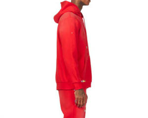 Trajes de sudor lavados con ácido de Flare apilados de cintura alta unisex, chándales atléticos e informales de invierno a la moda, talla XL - Product Image 2