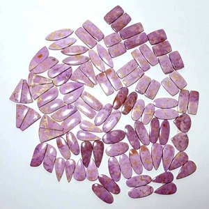 Paires de phosphosiderite naturelle de haute qualité Cabochon en vrac Pierres précieuses de quartz de haute qualité pour la fabrication de bijoux - Product Image 1