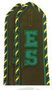 Cordón de corneta de poliéster 100% hecho en Pakistán, patrón de borlas trenzadas tricolores, prendas de longitud personalizada, textiles para el hogar, acabado recubierto - Product Image 6