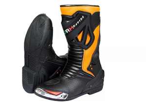 Chaussures de moto en cuir véritable Classic Fashion Staple Durability Timeless Stylish Biker Racer Motoshoe Chaussures d'équitation confortables - Product Image 3