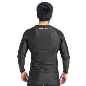 Durable UPF50 transpirable Jiu Jitsu Rashguard BJJ MMA camisa de compresión de secado rápido hombres mujeres No Gi Grappling ropa deportiva - Product Image 2