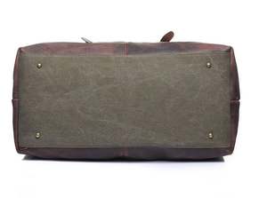 Sac de transport en toile de cire fait à la main - Product Image 3