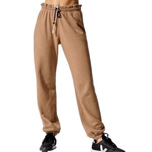 Pantalones Deportivos de Invierno para Mujer, Cintura Elástica, Frente Plano, Felpa, 100% Algodón, Secado Rápido, Ajuste Holgado para Descansar y Correr - Product Image 1