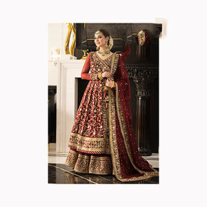 Pantalon Salwar Kameez Palazzo imprimé en coton pur pelouse de haute qualité avec Saroski brodé travail élégant pakistanais Lehenga Choli - Product Image 3