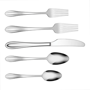 Couverts de noël cuillère fourchette et couteau ensemble vaisselle ensemble or acier inoxydable métal couverts pour Restaurant hôtel mariage - Product Image 6