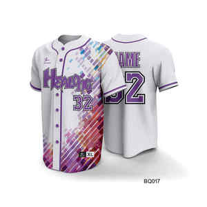 Jersey de béisbol personalizado para hombre al por mayor ropa deportiva transpirable de alta calidad nuevo diseño precio barato - Product Image 5