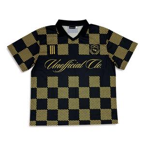 เสื้อฟุตบอลเรโทรของผู้ชายชุดใส่เล่นฟุตบอลทรงหลวมมีลายพิมพ์ชื่อ - Product Image 3