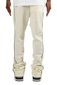 ขายส่งผ้าฝ้ายสลิมฟิตกางเกงวอร์มจ็อกเกอร์ซ้อนกางเกงผู้ชายเหงื่อติดตามกางเกงขากว้างเปลวไฟ - Product Image 3