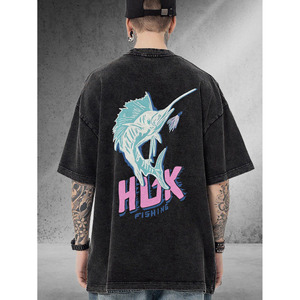 Camiseta de ocio para hombre y Polo para Primavera/Verano con estampado estándar de un color hecho en China - Product Image 1