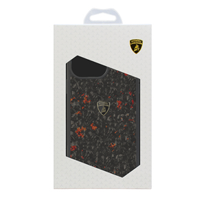 Sous licence officielle pour Lamborghini rouge étui spécial en fibre de carbone pour iPhone 14 Pro Max housse de protection pour téléphone portable - Product Image 6