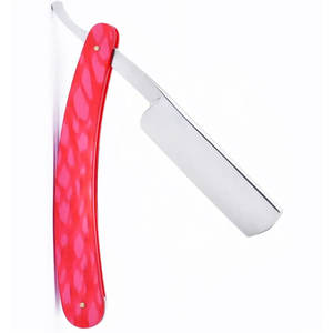 Rasoir pliant en acier inoxydable domestique professionnel pour hommes Salon de rasage de couleur personnalisée Baber pour le visage, les cheveux et le corps - Product Image 2