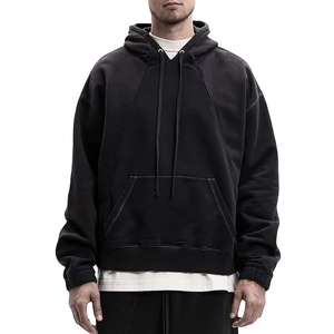 OEM Boxy Mens Pullover Hoodies Sweatshirts Custom Logo High Quality Custom Embroidered Digital Printing Eco-Friendly Breathable - Product Image 2