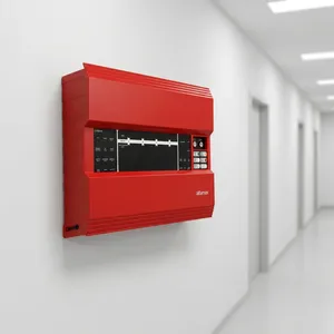 Equipo de Seguridad Contra Incendios, Sistema de Panel de Control de Alarma Contra Incendios Convencional de 220V con Batería y Pantalla LCD, Modelo C-1000-4 - Product Image 2