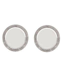 Assiette de présentation décorative ronde argenterie assiette de table vintage sous l'assiette pour la maison hôtel vaisselle décorative sous l'assiette - Product Image 4