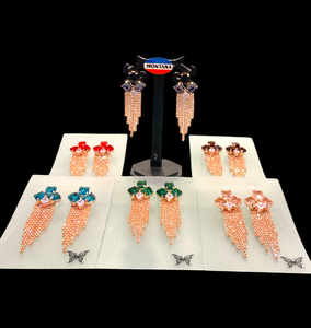 Artistic Stone Studded Earrings For Women Who Love <b>Statement</b> <b>Jewelry</b> And Class Available in Bulk at Affordable Prices - Product Image 4