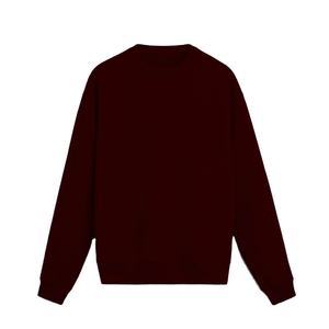 เสื้อสเวตเชิ้ตคอกลมผู้ชาย พรีเมียม ผ้าฝ้ายถักนิตติ้ง 100% ระบายอากาศได้ดี เป็นมิตรกับสิ่งแวดล้อม ลายพิมพ์นูนด้านหน้า - Product Image 1