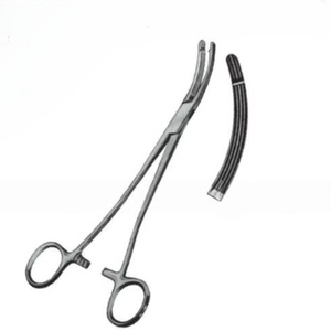 Pince gynécologique Heaney Ballentine pour hystérectomie, 21 cm, en acier inoxydable, courbée, pour procédures utérines et chirurgicales - Product Image 1