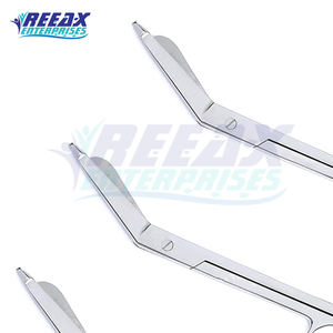 REEAX Enterprises Ciseaux orthopédiques à bandage courbés et droits en acier inoxydable Instruments chirurgicaux - Product Image 6