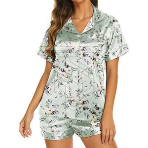 Vêtements de nuit pour femmes en coton 100% taille XL, manches longues, imprimé uni, haute qualité, collection été du Pakistan, vente chaude - Product Image 1