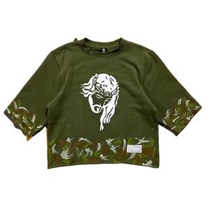 Fabricant de vêtements OEM T-shirt en coton 100% lourd Tricot léger Impression DTG personnalisée 2026 - Product Image 1