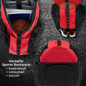 Sac de basket-ball en tissu léger et durable, grande capacité de rangement, idéal pour les entraînements et les activités quotidiennes - Product Image 3