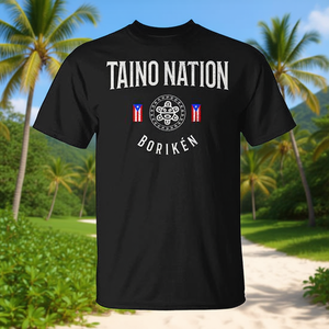 T-shirt promozionale Taino Nation Boricua Boriken Pride Porto Rico Indigeni - Product Image 3