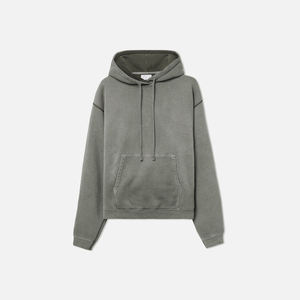 Fabricant pakistanais hommes sweats à capuche de qualité supérieure sweats à capuche unis coton surdimensionné lavé à l'acide sweat à capuche vierge - Product Image 6