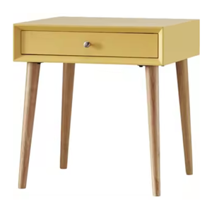 โต๊ะข้างเตียงแบบเรียบง่ายทันสมัยไม้สักคุณภาพสูงสำหรับอพาร์ทเมนต์ห้องนอนหรือโรงแรมส่งออกจากชวากลางอินโดนีเซีย - Product Image 3