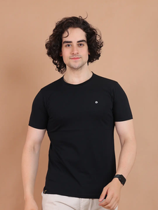 100% coton hommes demi-manches T-Shirt basique mercerisé cou conception confortable porter tous les jours pour des occasions décontractées meilleure qualité - Product Image 2