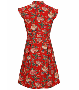 Robe Billie en coton à manches courtes pour femmes, mode quotidienne, offrant une coupe douce et une beauté d'armoire sans effort, en provenance d'Inde - Product Image 2