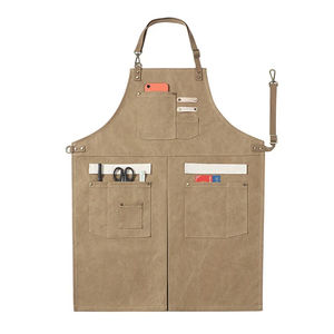 Tablier de chef avec poches imperméable à l'eau Tablier de cuisine pour l'école Peinture de pâtisserie Logo personnalisé de haute qualité - Product Image 2