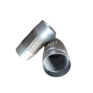 ท่อไอเสียสเตนเลสขนาด6นิ้ว x 100ซม. ท่อถักเปีย304 cs/ss 5ซม. อเนกประสงค์แบบยืดหยุ่น - Product Image 3