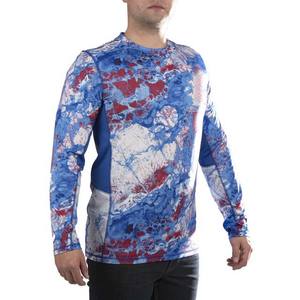 Séchage rapide à manches longues Concevez votre propre performance Chemises de pêche Couleur de contraste imprimée par sublimation UPF 50 + Vêtements de pêche - Product Image 1