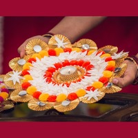 Indian Rangoli buatan tangan rangoli Pernikahan nikmat indian Dekorasi Rumah