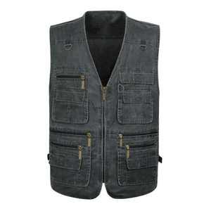 Fashion <b>Denim</b> Vest Men Women <b>Sleeveless</b> <b>Jacket</b> Modern Trendy Outfit Vintage Style Slim Fit Casual Streetwear Classic Look - Product Image 3