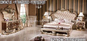 Luxury <b>King</b> <b>Size</b> <b>Canopy</b> <b>Bed</b> French Style Classic Vintage Teak Wood <b>Bed</b> with Side Stools Customized <b>Size</b> <b>Bed</b> Set California <b>Bed</b> - Product Image 4