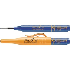 Pica-Ink Blue Deep <b>Hole</b> <b>Marker</b> Pen with Telescopic Tip - Product Image 1