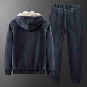 ชุดเซ็ตฮู้ดดี้และกางเกงวอร์มผ้าฟลีซไนลอน 100% น้ำหนัก 280 กรัม สำหรับผู้ชายไซส์พลัส กำลังเป็นที่นิยมอย่างมาก ลวดลายซันเฟด แต่งย้อมสีแบบแอซิดวอช สไตล์ดิสเทรส ทรงโอเวอร์ไซส์ - Product Image 2