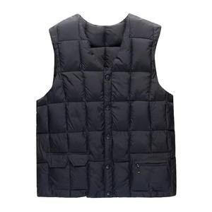 Gilet unisexe ajusté avec fermeture éclair, style décontracté, poches de rangement, vêtement extérieur écologique, vêtement d'automne, vente en gros, personnalisable - Product Image 3