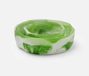 REFER Customize Colorful Handmade Best Quality Full Resin Bowl avec base pour le chocolat, les bonbons, les bonbons et les bijoux - Product Image 4