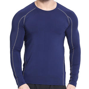 T-shirt à col en V en coton 100% pour homme, qualité supérieure, tricoté, streetwear, surdimensionné, motif uni, style décontracté - Product Image 2