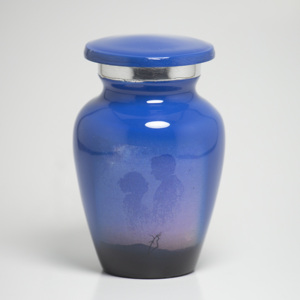 โกศแห่งความสงบสุขบนท้องฟ้าเป็นเครื่องบรรณาการที่งดงามสำหรับการเดินทางของคนที่คุณรักที่สร้างจากโกศโลหะทนทาน - Product Image 1