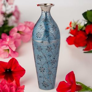 Elegant Metal Flower <b>Vase</b> a Sculptural Masterpiece Blending Modern Design with Timeless Beauty to Enhance Any Space - Product Image 6