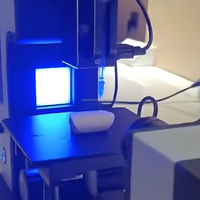 Medidor de Ángulo de Contacto / Instrumento de Medición de Ángulo de Contacto / Ángulo Estático QD100 para Pruebas de Wettabilidad en Investigación de Recubrimientos
