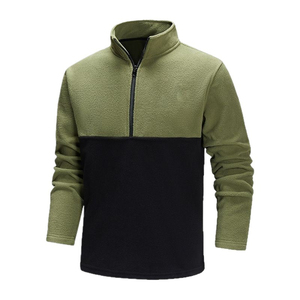 เสื้อสเวตเตอร์สวมหัวขนแกะขั้วโลกซิปไตรมาส1/4มีกระเป๋า - Product Image 5