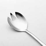 Ensemble de service à salade en argent élégant en acier inoxydable pour la cuisine de luxe, la maison, l'hôtel, la vaisselle et le service de restaurant - Product Image 3