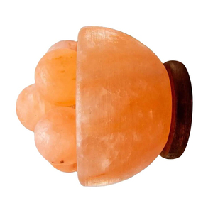 Lámpara de cuenco de fuego de sal del Himalaya para decoración del hogar de primera calidad con bolas de masaje de sal de roca rosa de cristal para bienestar - Product Image 5